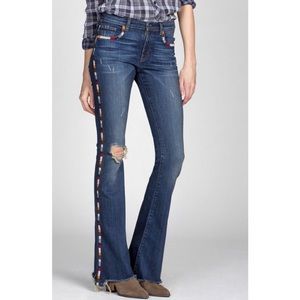 Miss Me Vintage Jeans 30 Flare Stitching 70’s